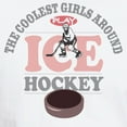 thumbnail image 3 of CafePress - Coolest Girls Play Hockey T Shirt - Men's White Classic Cotton T-Shirts, 3 of 4