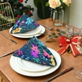 thumbnail image 3 of GZHJMY Colorful Floral Berries Napkins Table Decorations Napkin Set for Gift Giving, Dining, Parties 20 x 20in, 3 of 7
