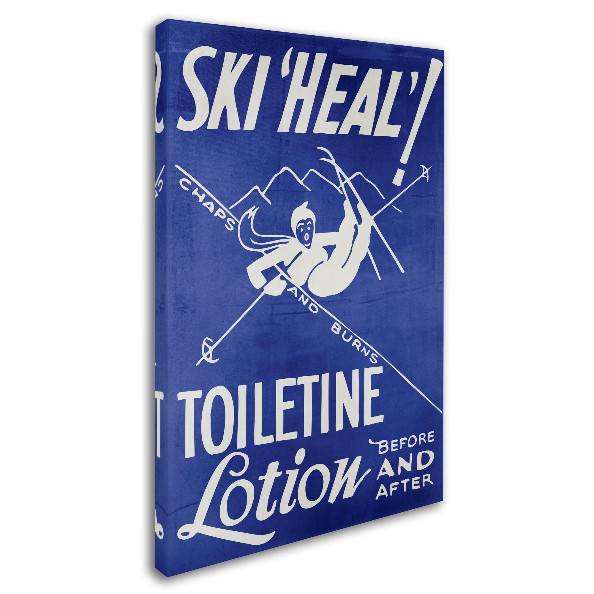 Trademark Fine Art 'Ski Heal' Canvas Art by Vintage Apple Collection