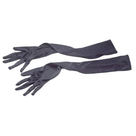 Star Power Halloween Costume Fashion 2pc Gloves, Black, One Size (19