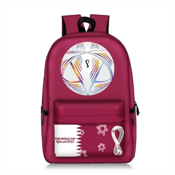 TUT FIFA Copa Del Mundo Qatar 2022 Mochila Argentina Messi Bolsa De Estudiante Regalo Escolar Para Niños Gran Capacidad Transpirable