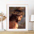 thumbnail image 4 of Cuadros Decorativos 5D DIY diamante pintura completo redondo taladro religioso Jesús pared decoración Rhinestone JShteea  Nuevos Originales, 4 of 8