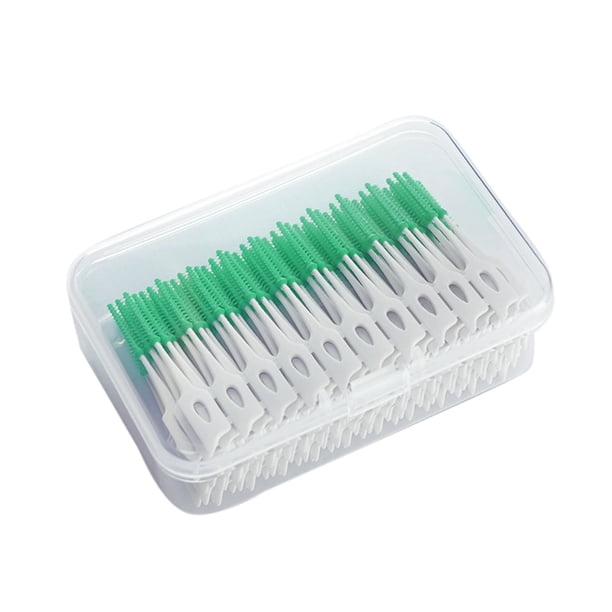 Palillos de silicona suave Cepillo interdental Cuidado bucal Cepillo interdental Caja de 160 unidades