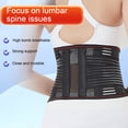 thumbnail image 3 of Pnellth Lumbar Support Belt Steel Plate Support Double Pressurization Surround Fit Elastic Lumbar Spine Fixed Sports Support Belt Outdoor Sports, 3 of 8