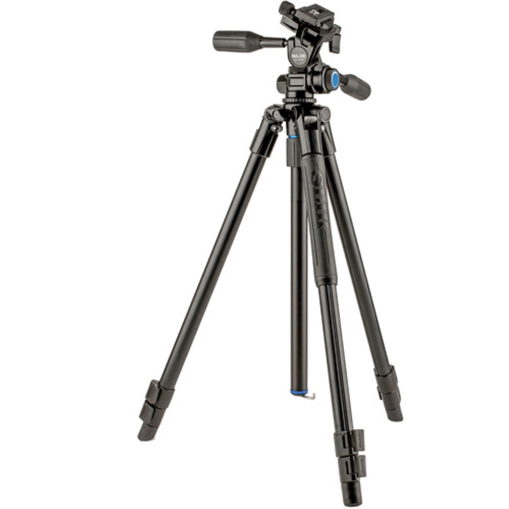 Slik Pro AL3233WFC Aluminum 3Section Tripod with ArcaType 3Way Pan