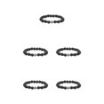 thumbnail image 2 of Justharion Unique Eye-catching Beaded Bracelets For Individual Style Easy Matching volcanic stone 5Set, 2 of 6