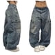 thumbnail image 4 of Pantalones vaqueros holgados Vintage de hip-hop americano para mujer, pantalones Harajuku de cintura alta Y2K de pierna ancha, pantalones góticos de calle, novedad de 2024, 4 of 4