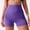 Purple, variant on Women's Seamless High Waisted Biker Shorts Butt Sculpting Workout Legging Shorts