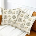 thumbnail image 2 of Fall Decorations Pumpkin Throw Pillow Covers 18x18 Set Of 2 Autumn White Gray Pumpkins Outdoor Pillows Cover Thanksgiving Decorative Pillow Case Farmhouse Cushion Cover for Couch Bed Sofa Decor, 2 of 6