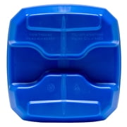 WaterPrepared ReadyJug 7 Gal Stackable Water Storage Container with Spigot, Blue, 2 Pack