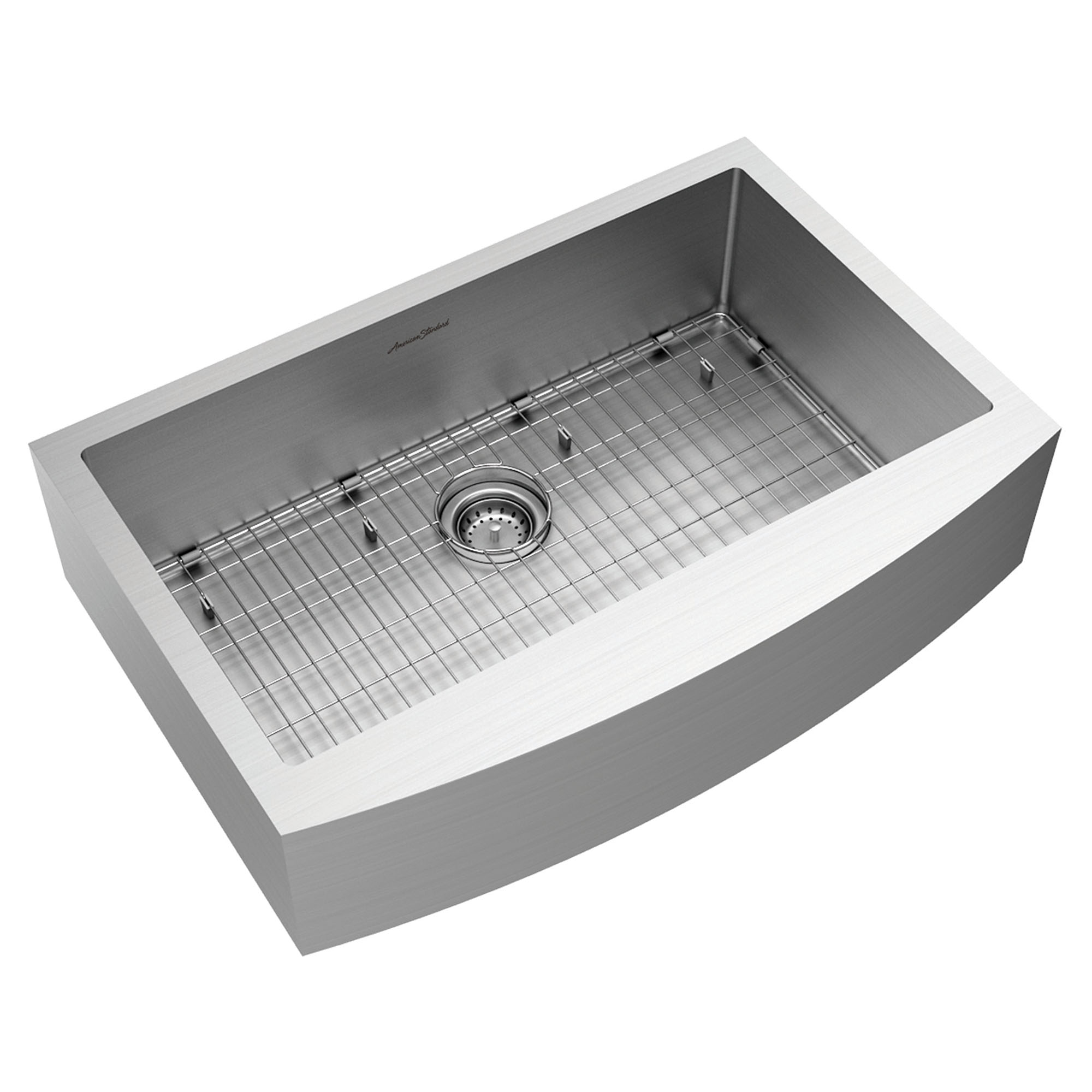 American Standard Pekoe Farmhouse/Apron-Front Stainless Steel 33 in. Single Bowl Kitchen Sink - image 2 of 6