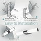 thumbnail image 3 of Luz para espejo de baño 42 cm - Aplique LED de 12 W 1000 lúmenes, blanco natural 4000 K, IP44 resistente al agua, sin parpadeo, súper brillante, lámpara de pared para dormitorio para Mak, 3 of 5