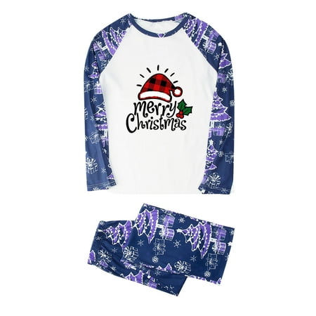 

JDEFEG Family Feeling Christmas Pajamas Adult Women s Family Matching Christmas Snow Hat Print Long Sleeve Family Matching Christmas Casusal Pajamas Sleepwear Set Pajamas for Family and Cat H S