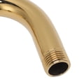 thumbnail image 4 of Shower Extension Arm Stainless Steel High Rise Shower Arm with Flange Wall Mounted Shower Head Riser Pipe Gold, 4 of 8