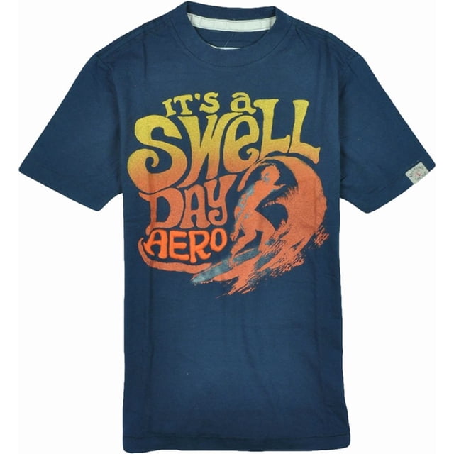 Aeropostale - Camiseta gráfica para hombre, color gris, XX-Large