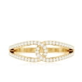 thumbnail image 5 of Rosec Jewels Lab Grown Diamond Anniversary Ring - Interlock Ring - EF-VS Quality Certified, 10K Yellow Gold, US 4.50, 5 of 9