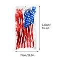 thumbnail image 4 of Herrnalise 4th of July Independence Day American Flag Beach Towel,28"×56" Soft and Quick Dry Large Microfiber Beach Towels Sand Free Beach Towel Travel Outdoor Towels for Adults Kids, 4 of 9
