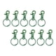 thumbnail image 5 of Yuarrent 10x Hebilla colgante con cierres de langosta de metal DIY Charms Bag Hebillas Hardware Conectores de extremo de metal Fabricación de Verde 2Conjunto, 5 of 6