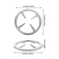 thumbnail image 2 of WHAMVOX Stove Stand for Burners Galvanized Iron Non-Slip Holder for Kitchen Use 1Pcs, 2 of 8