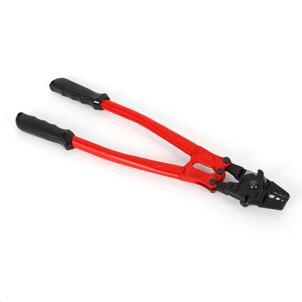 FETCOI Wire Rope Hand Crimper Tool,1/8" Hand Swager Swaging Tool Crimping Tool Steel Wire Rope Cable Cutter Crimper
