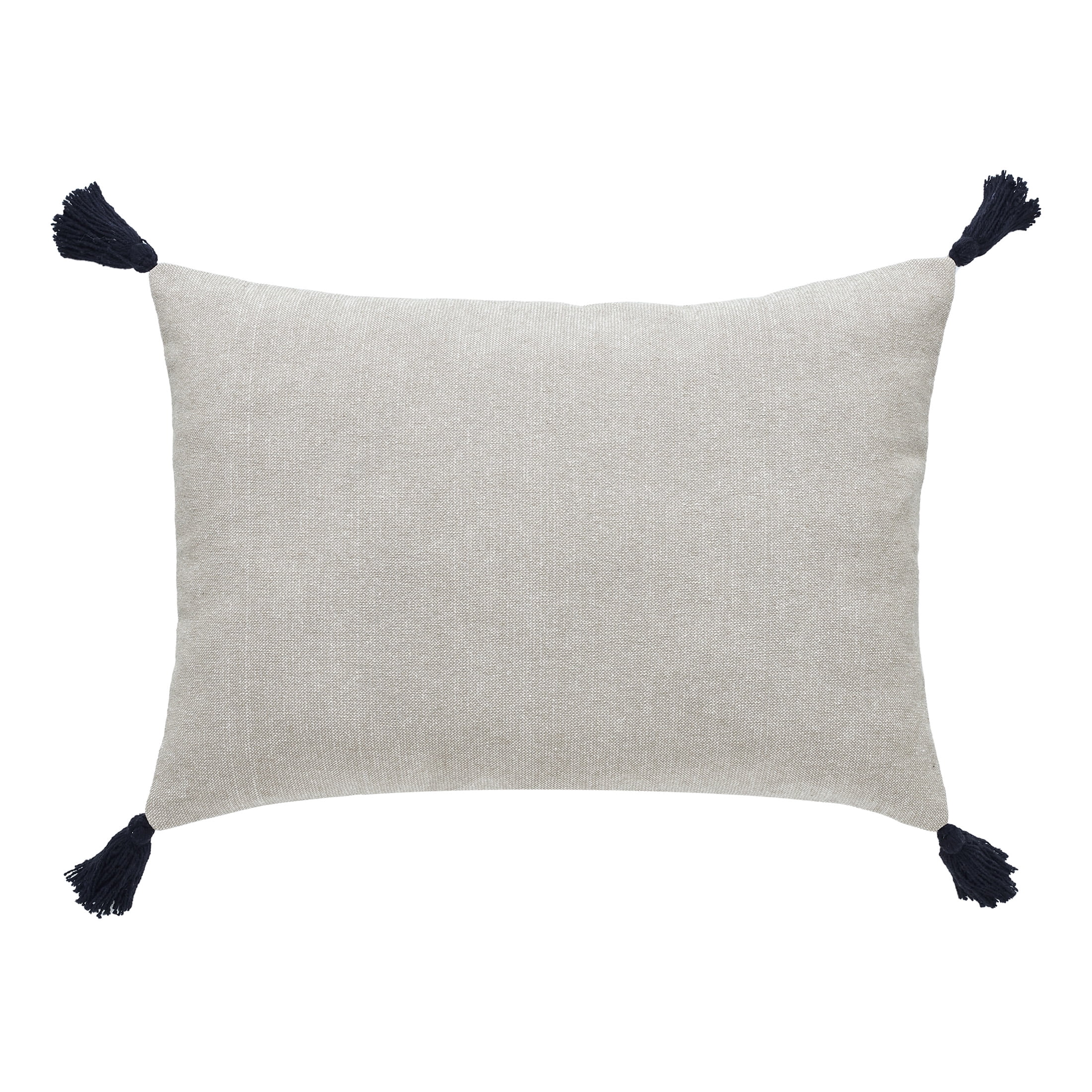 (4 pack) Mainstays Faith Throw Pillow, 14 x 20, Tan & Black
