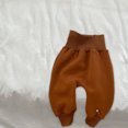 thumbnail image 6 of Odeerbi Infant Boys Girls Cotton Pants Winter Thermal Trousers Fall Winter Warm Pants Fleece Leggings High Waist Thickened Cotton Trousers Outer Wear Brown 6-9 Months, 6 of 6