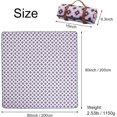 thumbnail image 4 of Large Picnic Blanket with Carry Strap, 80' x 80' Waterproof Sandproof Beach Mat for Family and Friends, Portable Outdoor Blanket for Park Beach Picn, 4 of 4