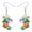 Green, variant on Acrylic Cute Christmas Stockings Earrings Cartoon Socks Dangle Jewelry For Women Holiday Party Gifts