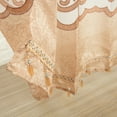 thumbnail image 5 of DODOING Grommet Sheer Curtains 98.4 inch Printed Curtains Linen Look Floral Embroidered Sheer Window Curtain for Bedroom, 5 of 5
