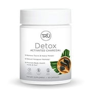 TRU Supplements Detox Activated Charcoal - 45 Servings, New