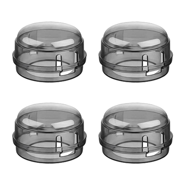 MasteelfCA 4 Pcs Gas Stove Switch Covers Protective Covers Practical Stove Knob Caps Covers