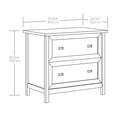 thumbnail image 2 of UrbanPro Engineered Wood Lateral File Cabinet in White Finish, 2 of 13