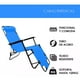 thumbnail image 4 of Silla Plegable CJR Tipo Camastro Reclinable Azul, 4 of 8