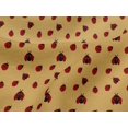 thumbnail image 4 of oneOone Viscose Jersey Pale Orange Fabric Red Insect Fabric For Sewing Printed Craft Fabric By The Yard 60 Inch Wide, 4 of 5