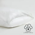 thumbnail image 6 of Shuteye Supply Pillow Case Set, 2.5 Collection, Set of 2 Cotton Pillowcases, King 20 x 40 Inch, White Moonstone, 6 of 8