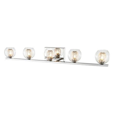 

World of Style WOS161625 Bath Lighting Chrome Steel Hoedus II Chrome
