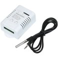 thumbnail image 3 of eWeLink TH-16 Smart Wifi Switch 16A/3500W Monitoreo de temperatura Kit inalámbrico de automatización del hogar con sensor de temperatura impermeable DS18B20 Compatible con Alexa Google Home/Nest, modelo: blanco Kuyhfg Sin marca, 3 of 5