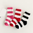 thumbnail image 3 of CHOK Chaussettes Hautes pour Bébés Filles Chaussettes Courtes Design Floral Animal Mignon Rouge 5-8 Ans, 3 of 4