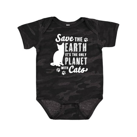 

Inktastic Save the Earth It s the Only Planet with Cats with Pawprints Gift Baby Boy or Baby Girl Bodysuit