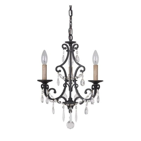 38929-MBK-Craftmade Lighting-Bentley - Nine Light Chandelier -Traditional Installation
