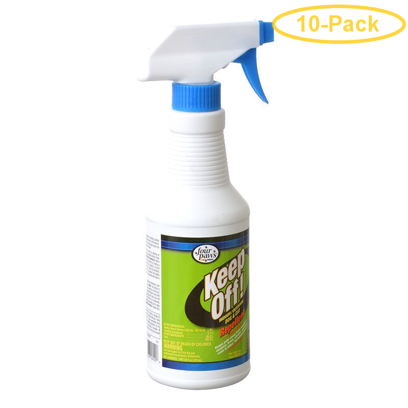 Four Paws Keep Off! Indoor & Outdoor Dog & Cat Repellent Spray 16 oz