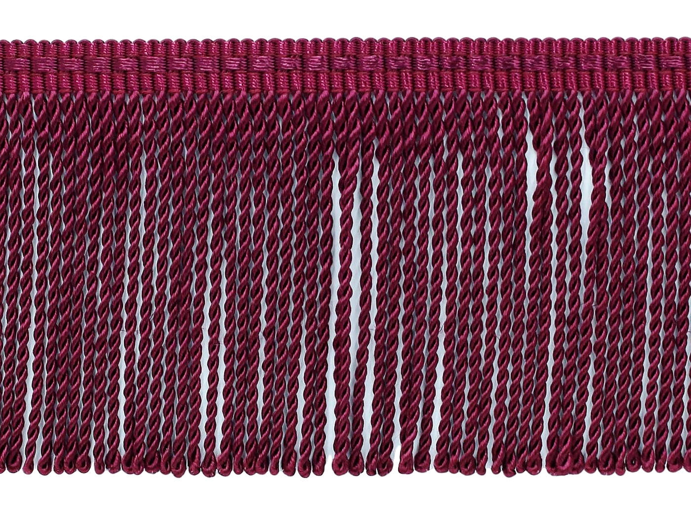 8 Yard Value Pack 3 Inch long Red Wine Thin Bullion Fringe Trim
