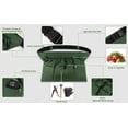 thumbnail image 4 of SLUMLOV 22.4"x14.5"  Gardening Apron - 600D Waterproof Tool Apron & Carpenter Apron with 3 Pockets, Adjustable Work Apron for Harvest Picking, Women & Men, 4 of 9