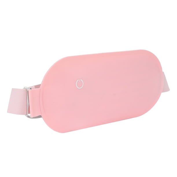 Almohadilla térmica menstrual ajustable, 3 niveles, cinturón eléctrico portátil fino y transpirable para calambres para cintura y estómago