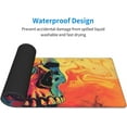 thumbnail image 3 of Gaming Mouse Pad Desk Pad,Extended Big Mouse Pad,31.5x11.8 Inch Long Computer Keyboard Mouse Mat Mousepad with 3mm Non-Slip Base and Stitched Edge for Gaming and Office\u2026 (Watercolor Skull), 3 of 6