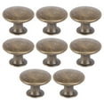 thumbnail image 1 of Perillas de armario de 8 piezas Perillas de cajón redondas Perillas de manija de puerta de metal Decoración del hogar, 1 of 7