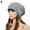 Grey, variant on ruhuadgb Women Autumn Fashion Hip Hop Cap Winter Warm Casual Pleated Crochet Beanie Hat