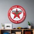 thumbnail image 3 of American Art Decor Texaco Petroleum Metal Sign 30" - Vintage Wall Art for Garage & Bar, 3 of 9