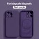 thumbnail image 3 of Fundas magnéticas de silicona líquida originales For iPhone, funda movil For Magsafe iPhone 15, 14, 13, 11, 12 Pro Max Plus, accesorios de cubierta a prueba de golpes, 3 of 5