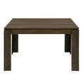 thumbnail image 4 of Homy Casa Rustic Dining Table for 4, American Vintage Style with Grooved Tabletop, Engineered Wood, Perfect for Dining Room, Kitchen, Restaurant, 4 of 9